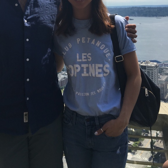 Club Pétanque Baby Blue Tee - Picture 4 of 4